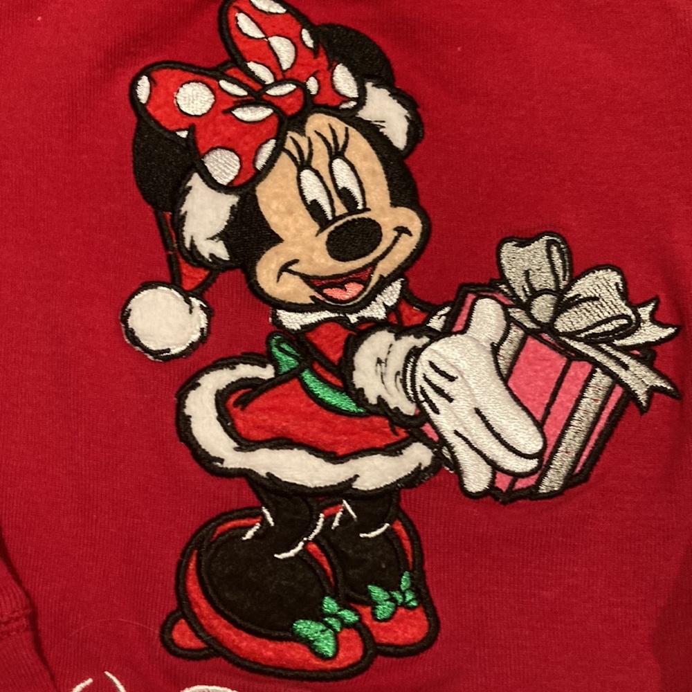 Walt Disney Minnie Mouse Christmas Top - Picture 2 of 5
